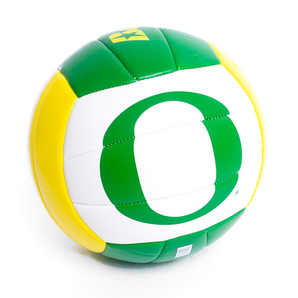 Classic Oregon O, Baden Sports, Green, Volleyball, Balls, Sports, 8.5", Volleyball, Official Size, Stitched, Synthetic Leather, 678661